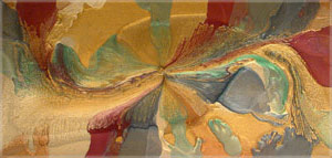 Cathedral City Art Collection: Elan Vital, Gorgeous Golds Painting #3555