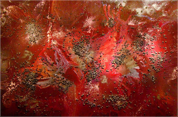 Cathedral City Art Collection: Elan Vital, Red Hot Painting #4066