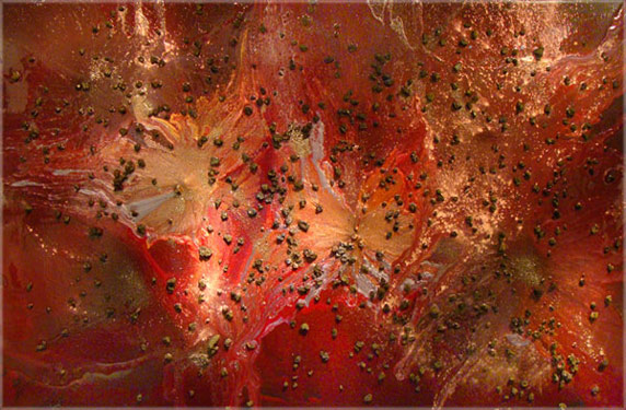 Cathedral City Art Collection: Elan Vital, Red Hot Painting #4068