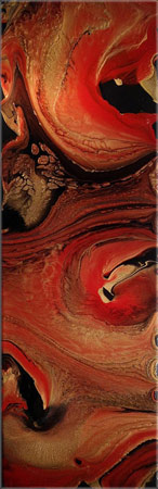 Cathedral City Art Collection: Elan Vital, Red Hot Painting #4276