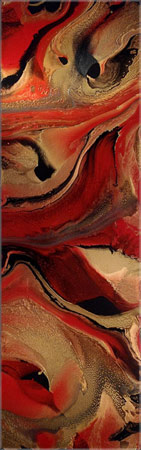 Cathedral City Art Collection: Elan Vital, Red Hot Painting #4277
